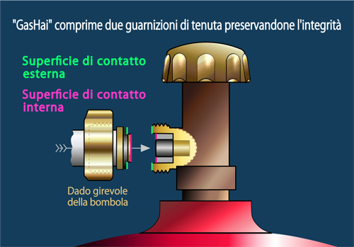 Due guarnizioni di tenuta dei regolatori in Svizzera